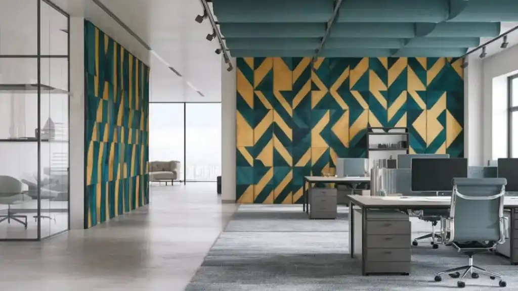 stretch fabric wall