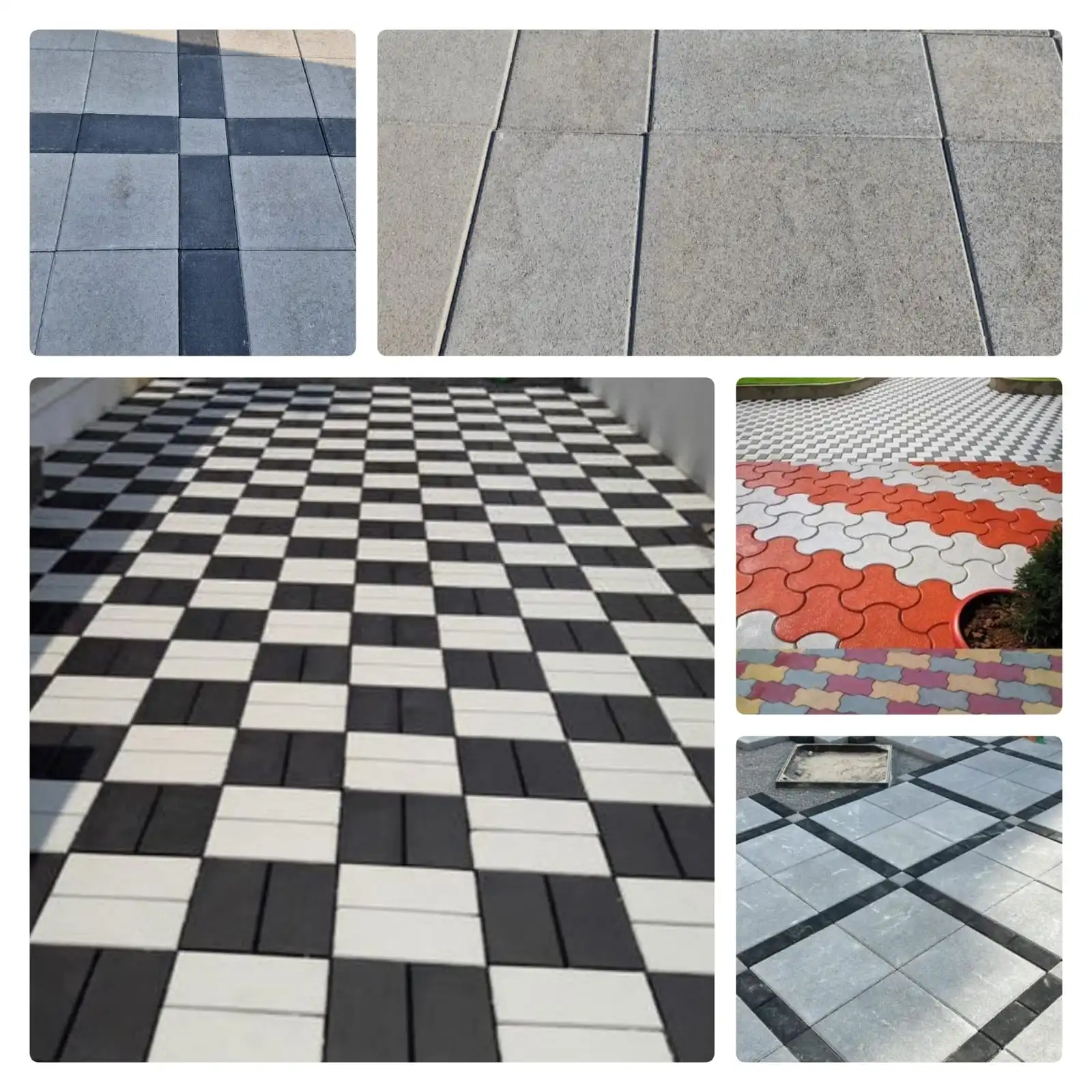 Outdoor tiling works